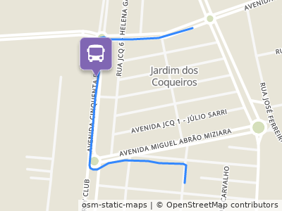 Mapa da parada