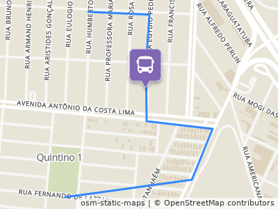 Mapa da parada