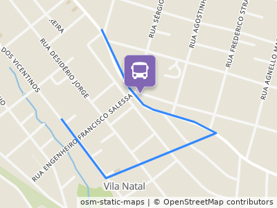 Mapa da parada