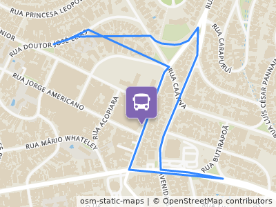 Mapa da parada