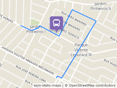 Mapa da parada