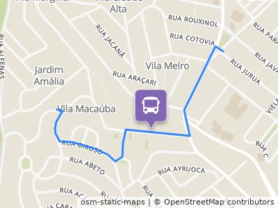 Mapa da parada