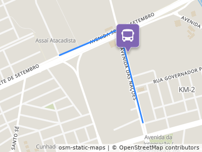 Mapa da parada