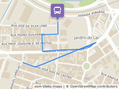 Mapa da parada