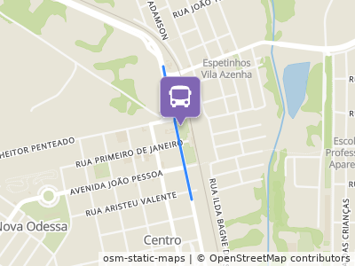 Mapa da parada