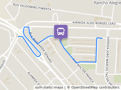 Mapa da parada