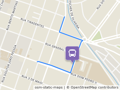 Mapa da parada
