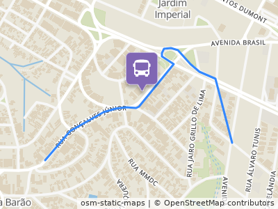 Mapa da parada