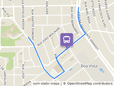 Mapa da parada