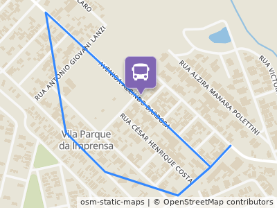 Mapa da parada