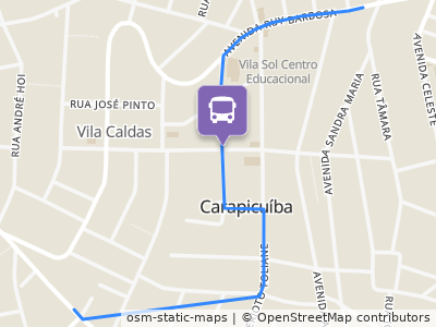 Mapa da parada