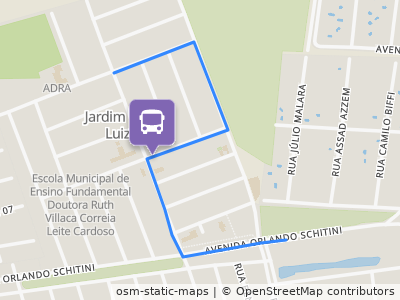 Mapa da parada