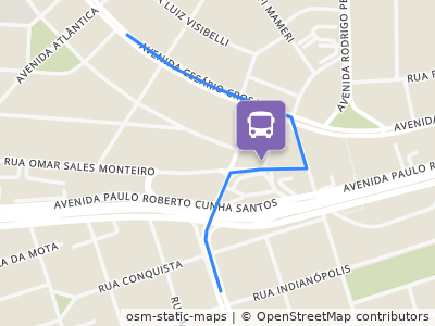 Mapa da parada