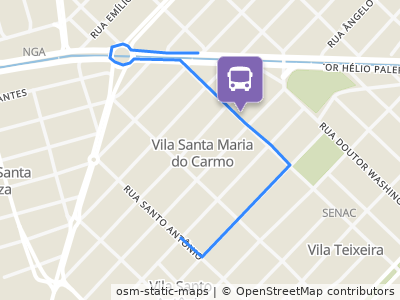 Mapa da parada