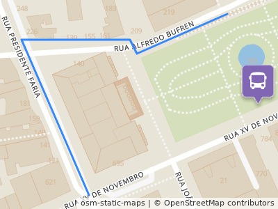 Mapa da parada