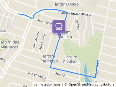 Mapa da parada