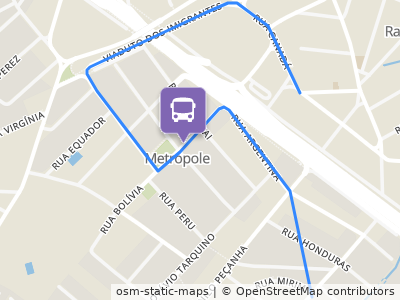 Mapa da parada