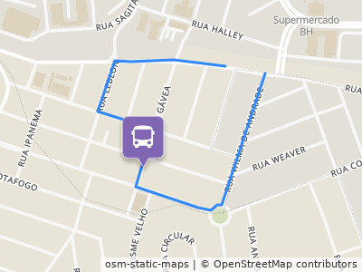 Mapa da parada