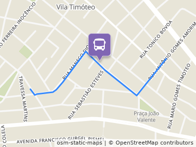 Mapa da parada