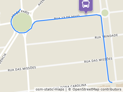 Mapa da parada