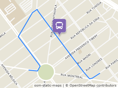 Mapa da parada