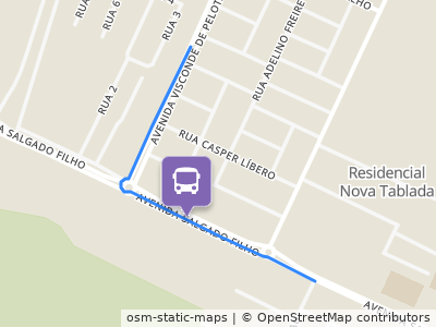 Mapa da parada