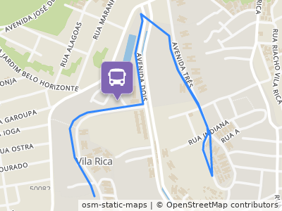 Mapa da parada