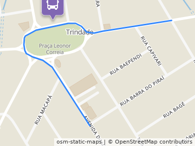 Mapa da parada