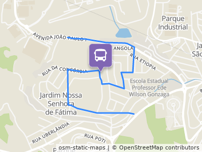 Mapa da parada
