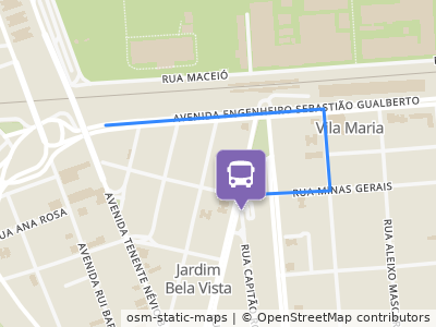 Mapa da parada