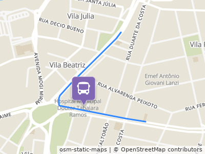 Mapa da parada