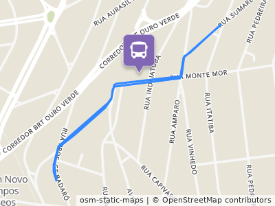 Mapa da parada