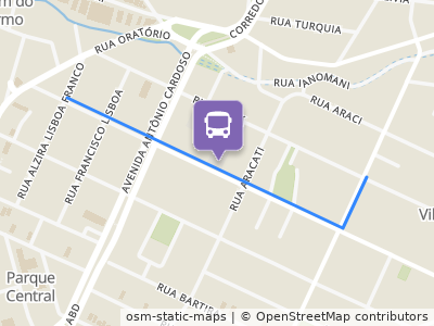 Mapa da parada