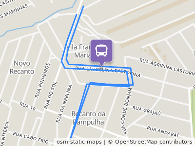 Mapa da parada