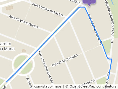 Mapa da parada
