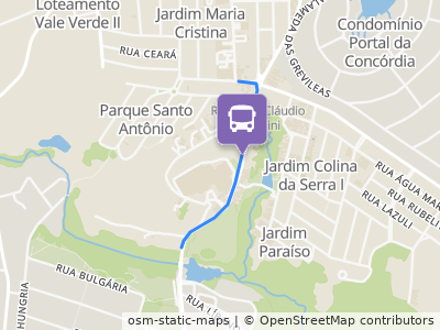 Mapa da parada